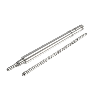 HRC55 Bimetallic Screw Barrel Of Extrusion Machine Reinforced Additives SKD61