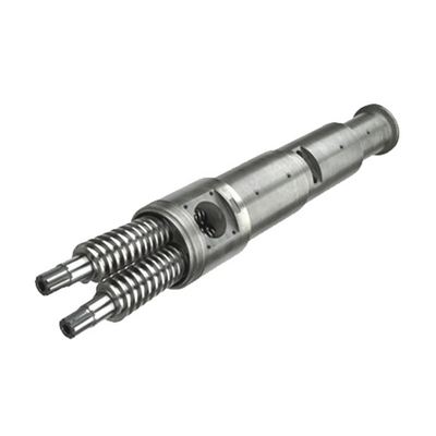 38CrMoAIA Conical Twin Extrusion Screw Barrel Of Sjz92/188  Plastic Pipe Extruder