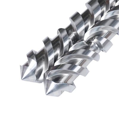 Conical Twin Vented Screw Barrel 0.5-0.8mm For Extruder PVC Sheet Board
