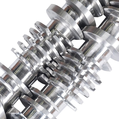 Co Rotating PVC Screw Barrel Conical Twin For PVC Pipe Profile WPC