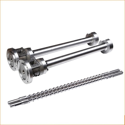 50mm Single Screw Extruder Screw Barrel 2.0-3.0mm For Mask Melt Blown Cloth Making Machine
