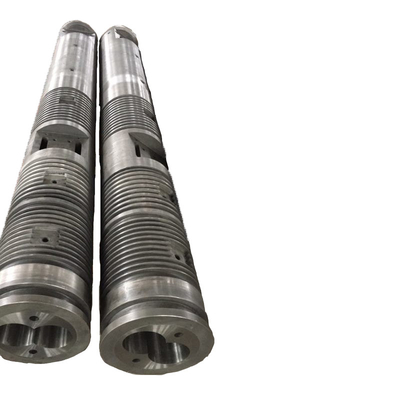 Nitrided Twin Screw Barrel Parallel 0.5-0.8mm Krauss Maffei KMD75/26