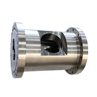 SKD61 Plastic Parallel Twin Screw Barrel For PVC/PE/PP Pipe Profile Sheet Cable