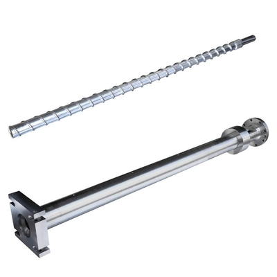 Single Plastic Extruder Screw And Barrel For PP/PE/PET Extrusion Machine