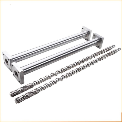 0.5-0.8mm Single Screw Extruder Barrel For Blow Molding Extruders To Process HDPE/LDPE