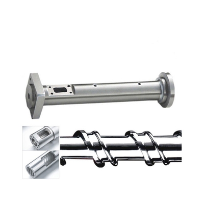 AISI4140 Single Screw Barrel 120mm For Plastic PE PP PVC Extruder Machine